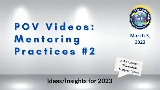 Mentoring Point of View Stephen Hobbs Mentor Practices