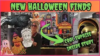 NEW HALLOWEEN FINDS at MICHAEL'S | LEMAX HALLOWEEN VILLAGE AND MORE #halloween