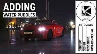 Learn to Add Water Puddles to a Material Tutorial - Vray Next and 3dsMax 2020