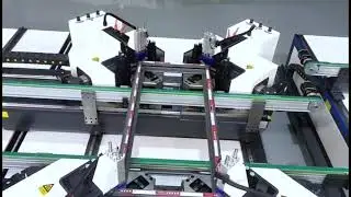 JMD Window Machine: High efficiency CNC 4-head corner crimping machine