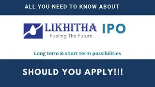 Likhitha Infrastructure IPO - Detailed Analysis | Share Market Malayalam
