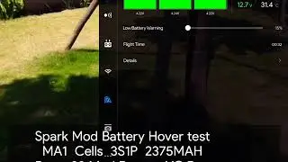 Spark Battery Mod 22min MA1 Cells 3S1P 2375MAH