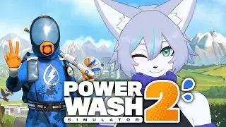【PowerWash Simulator 2】#7 Wash再び【Vtuber/真咬ハチ】