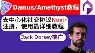 去中心化社交协议Nostr客户端【Damus/Amethyst详细教程】/snort.social，推特前CEO杰克&middot;多西-Jack Dorsey推广#DamusApp#Amethyst#nostr