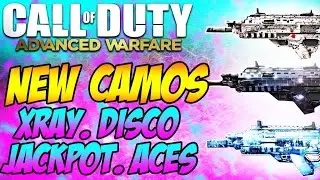 COD AW: НОВЫЕ камуфляжи &laquo;Xray, Disco, Aces, JackPot&raquo; в многопользовательском режиме Advanced Warfare (DLC-камуфляжи)