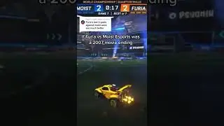 If Furia vs Moist Esports was a 2007 movie ending! 📸😭 #shorts #rocketleague #boxule