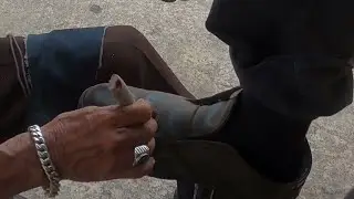 30 Peso Mexican ASMR Shoe Shine In Merida Yucatan