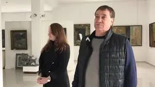 В гостях у художника Евгения Анатольевича Долгачева, Заслуженного художника РФ.