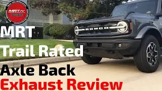 2021 Ford Bronco MRT Trail Rated Axle-Back Exhaust System 2.3L # 90R232 and # 90R236