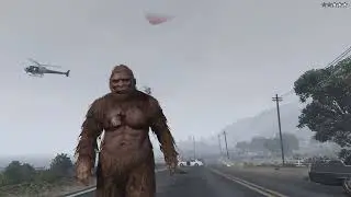 Becoming a Bigfoot Gameplay - GTA V