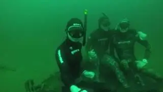 The bottom of Lake Eacham