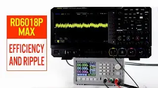 New RD6018P-Max released: actual ripple test, low to 10mV, technical parameter 20mV VPP