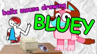 Bluey drawing