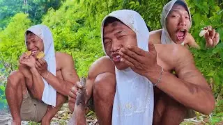 Rimba Man Bikin Gorengan Ubi Primitif~