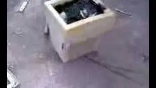 Destroying a CRT monitor