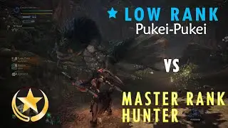Master Rank Hunter vs Low Rank Pukei Pukei in Monster Hunter World