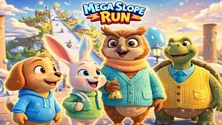 ✨Respect Different Ideas! Mega Slope Run Adventure for Kids