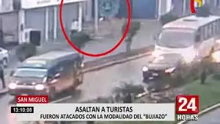 San Miguel: delincuentes asaltan a turistas al interior de vehículo