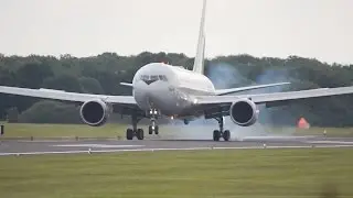 Boeing KC-767J 767-2FK/ER Japan Air Force JASDF arrival at RIAT 2016 AirShow