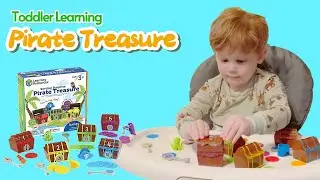 Pirate Treasure Sorting Toy - Sorting, Matching & Fine Motor Skills for Toddlers