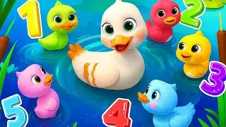 Five little ducks went out one day song | Counting Song for Toddlers | english rhymes for babies