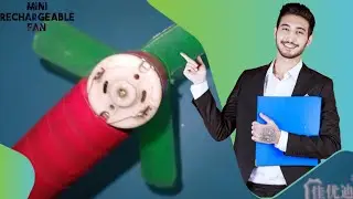 Rechargeable Fan Hack how to make easy rechargeable fan খুব সহজে তৈরি করুন রিচার্জেবল ফ্যান #minifan