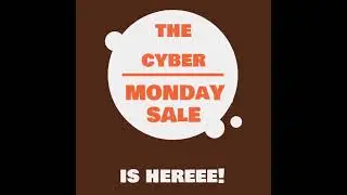 Cyber Monday Sale