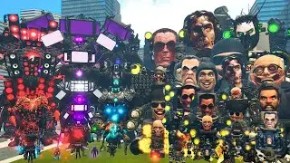 EVOLUTION OF NEW G MAN! 1000 GUNS! VS EVOLUTION NEW TITAN SPEAKERMAN! skibidi toilet in Garry's Mod!