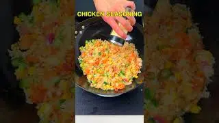 Chicken Rice with Corn & Egg! 🍚🌽🍳 So Easy to Make! #StreetFood #ChinaFood #AsiaFood