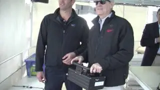 Unmanned water vessel drone demonstration