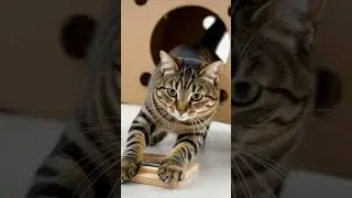 Shocking Cat Trap! 😱 The Feline Mastermind Waits in Silence#story #cats #catvideos #funny #ai cats
