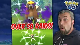 Over 50 Shiny Shadow Entei & Kartana Raids! 8 Shinies Caught! (Pok&eacute;mon GO)