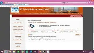 NTPC E TENDER