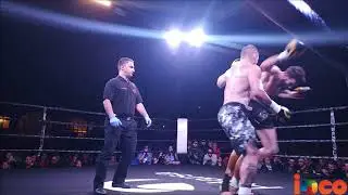 Brutal!!! K1 Cinta, Pu&ntilde;etazo y Front Kick K1 Alberto Tapia Oviedo 2018 by ioco