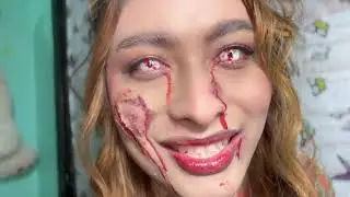 How I creat Halloween makeup.. sfx