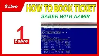 Sabre reservation system / how to book ticket in sabre red
