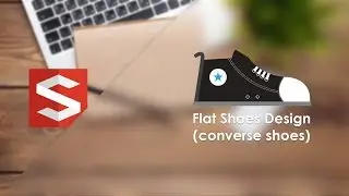 illustrator Tutorial: Flat Shoes Design | Sopheap Design
