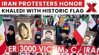 Breaking: Iran Protesters Raise Lion & Sun Flag Honoring Killed Activist Khaledi | NewsX