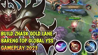 BUILD ZHASK TERSAKIT 2023 FULL DAMAGE | GOLD LANE GAMEPLAY MOBILE LEGENDS