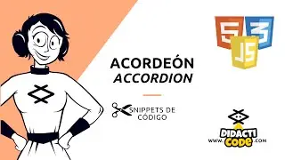 🎨 Crear un acordeón desplegable 🔽 con HTML, CSS y Javascript (¡sin librerías!) 🙆🏽‍♀️ (✂️Snippets✂️)