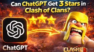 Can ChatGPT get 3 star ⭐ in Clash of Clans?! (SHOCKING RESULT)