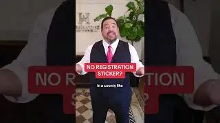 What is the criminal penalty for not having a registration sticker on your vehicle? #Texas #viral #l