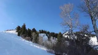 just average hard packed snow skiing