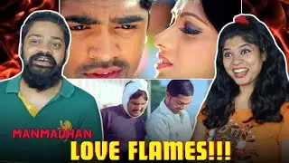 Manmadhan College Love Scene REACTION | Malayalam | Part 7 | Silambarasan TR | Jyothika | Yuvan