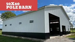 Pole Barn Shop - 50x60 Pole Barn