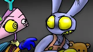 Crazy// Insane Au Colored Animatic// Jax and Zooble (Plus Ragatha)