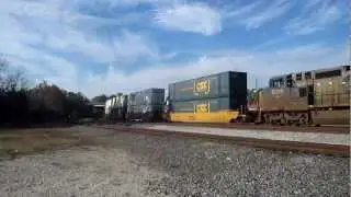 [HD] CSX Railfanning - Waycross, GA - Race Pond, GA - Saturday December 8, 2012