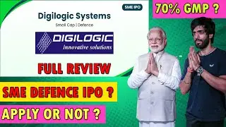 Digilogic Systems IPO Review 🔥 Defence Sector IPO | Apply or Avoid? | IPO Review by Sunny