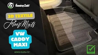 Premium 3D TEXTILE Car Mats for VW CADDY, FORD TOURNEO COURIER | Recycled, Stylish & Extra-Durable