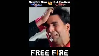 New Scar Vs Old Evo Scar 🎉 Which is Best 😳 || Free Fire #shorts